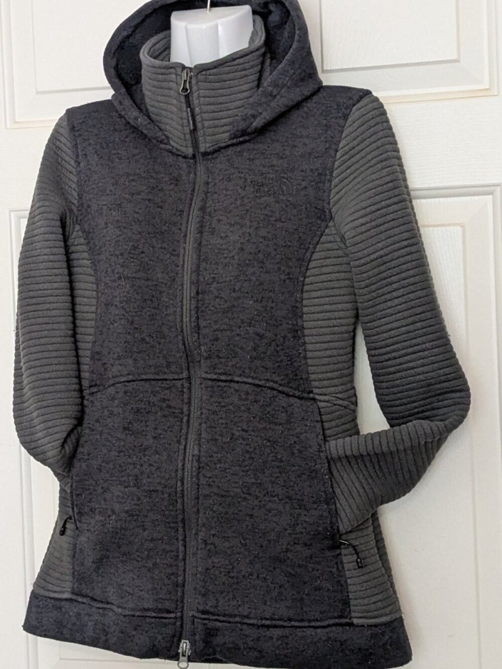 The North Face Fleece Jacket Women's  Full Zip  Size XS Gray